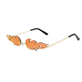 Flamme solbrille - Rød